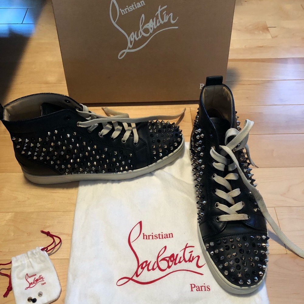 Men’s Christian Louboutin spiked sneakers